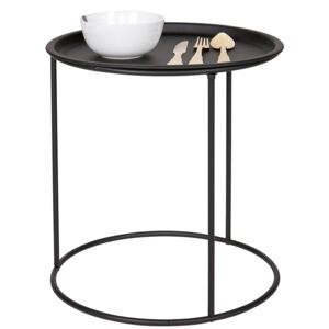 Hoorns Černý kovový konferenční stolek Select M