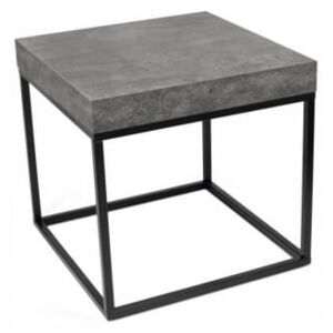 Porto Deco Designový odkládací stolek Calisto, imitace betonu