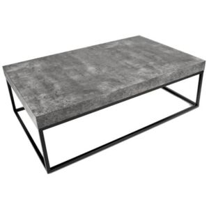 Porto Deco Designový konferenční stolek Calisto III, imitace betonu