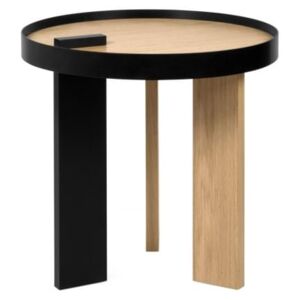 Porto Deco Designový odkládací stolek Puro, dubová dýha
