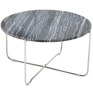 Moebel Living Kamenný šedý konferenční stolek Morami 62 cm