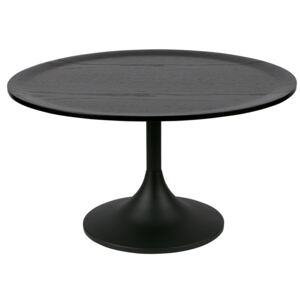 Hoorns Černý masivní konferenční stolek Vigon 70 cm