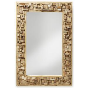 Dřevěné závěsné zrcadlo LaForma Yalana