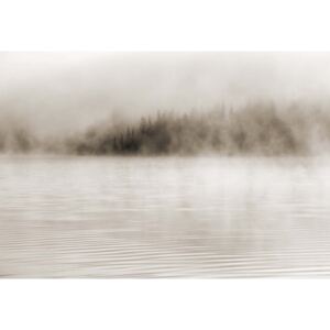 Fototapeta GLIX - Mist on the Water in Sepia + lepidlo ZDARMA Papírová tapeta - 254x184 cm