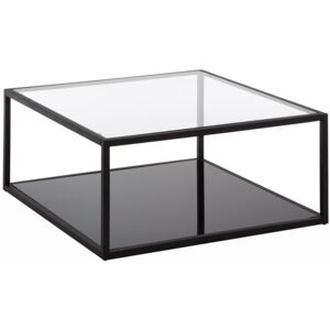 Skleněný konferenční stolek LaForma Greenhill 80x80 cm
