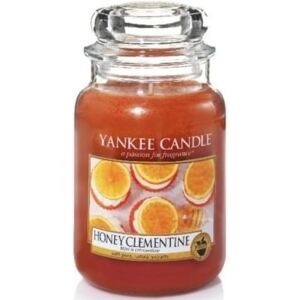 Vonná svíčka Yankee Candle Honey Clementine, velká