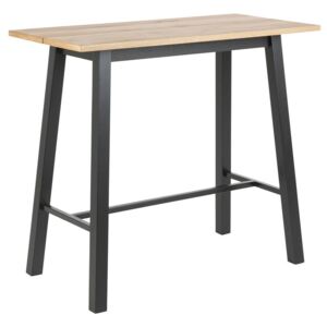 SCANDI Přírodní dubový barový stůl Rachel 117x58 cm