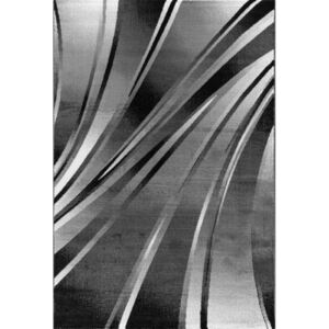 Ayyildiz Kusový koberec moderní Parma 9210 šedý abstrakce 120x170 cm