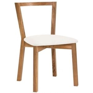 Jídelní židle Woodman Cee, bílá/dub