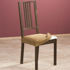 Luxusní multielastické potahy ZAFIRO tabákově hnědé židle 2 ks 40 x 40 cm