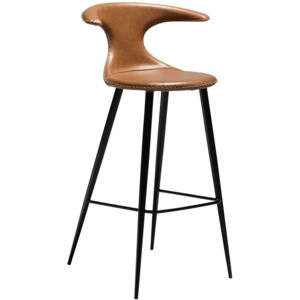 Hnědá čalouněná barová židle DAN-FORM Flair, 101 cm
