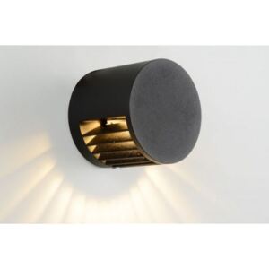 LUCIDE SCOPE Wall Light IP65 LED4W 7,9cm Black, nástěnné svítidlo