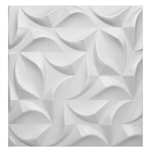 Obklad 3D EPS extrudovaný polystyren Vlnky bílé