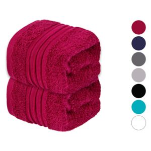 Möve by Livarno Home Luxusní ručník pro hosty, 30 x 50 cm, 2 kusy (100337983)