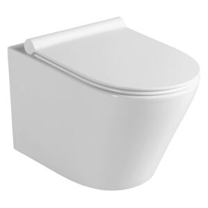 PACO závěsná WC mísa vč. sedátka, 36x52,5 cm, bílá