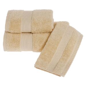 Luxusní malý ručník DELUXE 32x50cm z Modalu Medová Honey, 650 gr / m², Modal - 17% modal / 83% výběrová bavlna