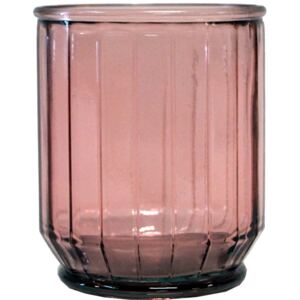 Úhlová váza - světle růžová