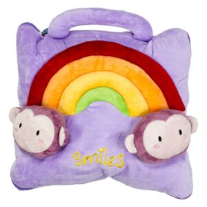 TP Dětská deka z mikrovlákna 100x160 Smiles fialová