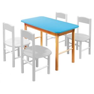 Drewmax AD252 - Dřevěný stoleček v různých barvách 63x35x48cm - Bílá