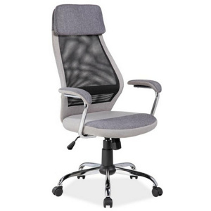 Kancelářská židle PROFIT, 117-127x65x50x47-57, šedá