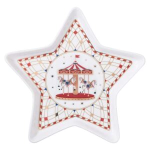 Porcelánový talířek hvězda 20 cm "Christmas Wonderland"