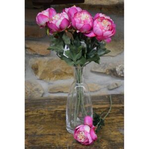 CERINO Umělá květina Pivoňka 48cm - růžová 1ks