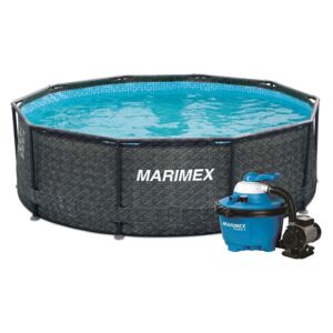 Marimex | Bazén Florida 3,66x0,99 m - motiv RATAN s pískovou filtrací | 19900076