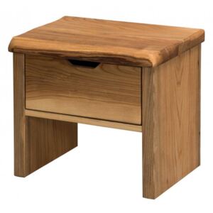 MRAVA, s.r.o. Jilmový noční stolek - (š/v/h) 50 x 45 x 35 cm (1 ks)