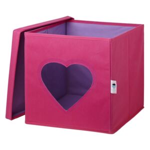 Store IT Box na hračky s okénkem srdce