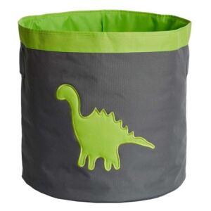 Store IT Úložný koš velký šedá se zeleným dinosaurem