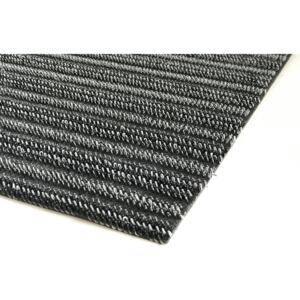 Plastová čistící rohož De-Brush - černo-šedá / 50 x 80 cm