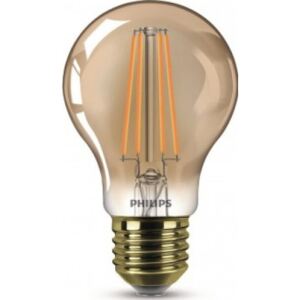 Vintage LED žárovka E27 A60 8W 630lm 2200K stmívatelné, gold - Philips