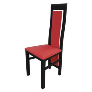 Židle JK55, Barva dřeva: wenge, Potah: ekokůže Soft 010