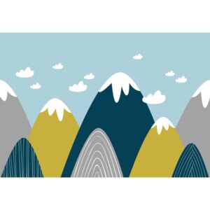 Fototapeta GLIX - Mountains Little & Big + lepidlo ZDARMA Papírová tapeta - 368x254 cm