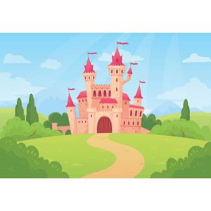 Fototapeta GLIX - The Fairytale Castle of Palovia + lepidlo ZDARMA Papírová tapeta - 368x254 cm