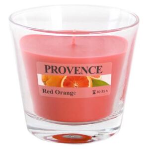 Vonná svíčka ve skle PROVENCE 140g, červený pomeranč