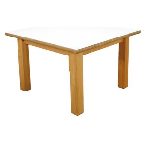 Dětský dřevený stolek Decor DeBreuyn 60x60 bílý