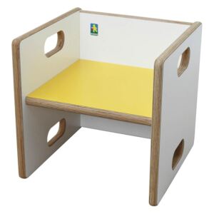 Dětská směnitelná židle Decor DeBreuyn žlutá