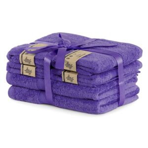 Set bambusových ručníků Bamby fialový fialová 140 cm