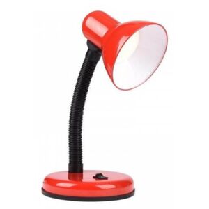 LED retro kancelářská stolní lampa MICHIGAN, 5W, teplá bílá, RGB, červená