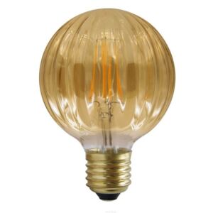 LED dekorativní vintage žárovka DENERYS-A, E27, G100, 4W, 2700K, teplá bílá, 450lm, jantarová