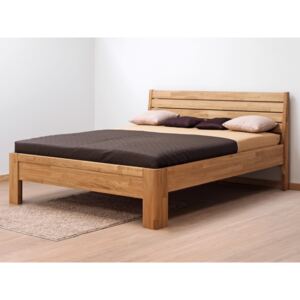 BMB postel GLORIA XL Povrchová úprava: Dub průběžný - Natur olej, Rozměry ( šířka x délka): 140 x 200 cm