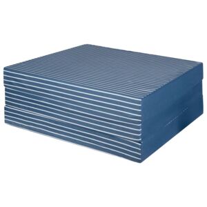 MERADISO® Matrace pro hosty, 190 x 65 cm, modrá/pr