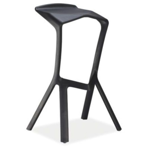 BRADOP židle barová VOLT černá 82x76x50x29