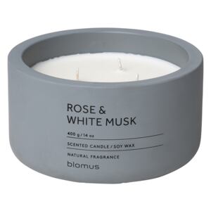 BLOMUS Vonná svíčka ze sojového vosku Rose & White Musk velká FRAGA