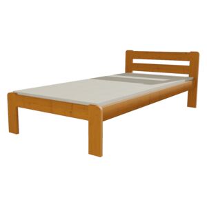 Dřevěná postel VMK 2A 90x200 borovice masiv - olše