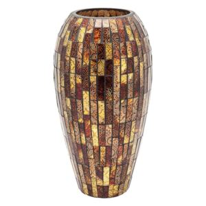 KARE DESIGN Sada 2 ks − Váza Mosaico 40 cm hnědá, Vemzu