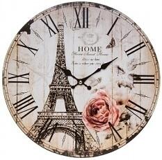 Nástěnné hodiny Love Paris
