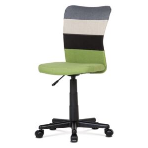 Autronic - Kancelářská židle, látka - mix barev, výškově nastavitelná - KA-N837 GRN