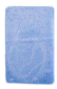 Makro Abra Koupelnová předložka 1001 Stopa (5004) MONO 1PC Modrá Rozměr: 50x80 cm